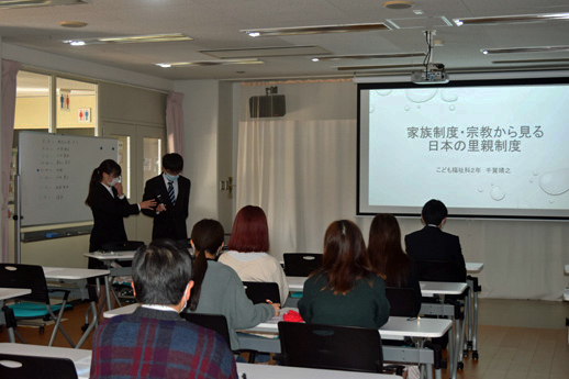 こども福祉科 卒研発表会